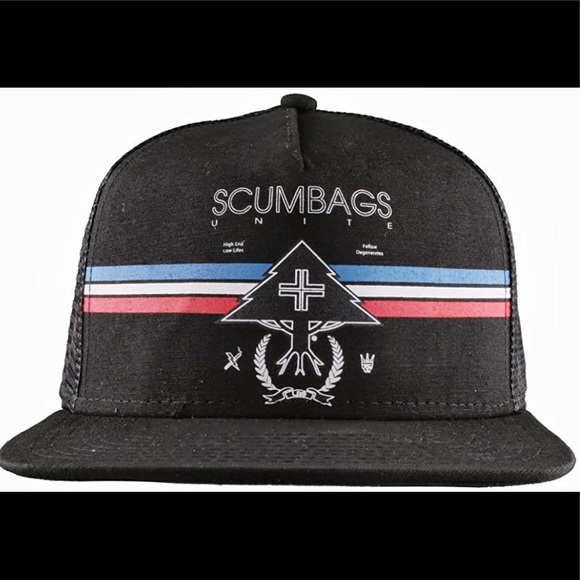 DISO LRG SCUMBAGS UNITE SNAPBACK TRUCKER HAT - Picture 2 of 3